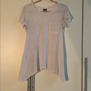 Bobeau shirt with front pocket